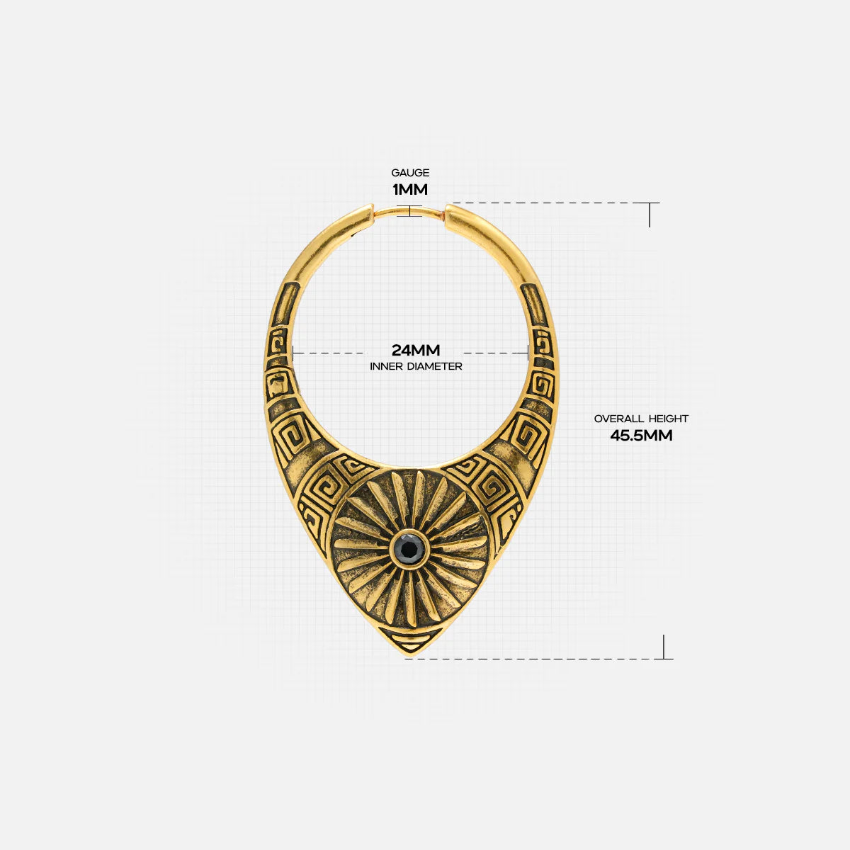 ANCIENT SUN EARRINGS